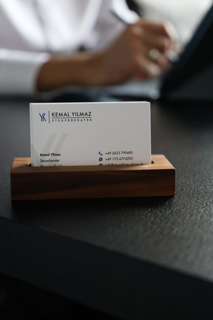 Visitenkarte Steuerberater Kemal Yilmaz